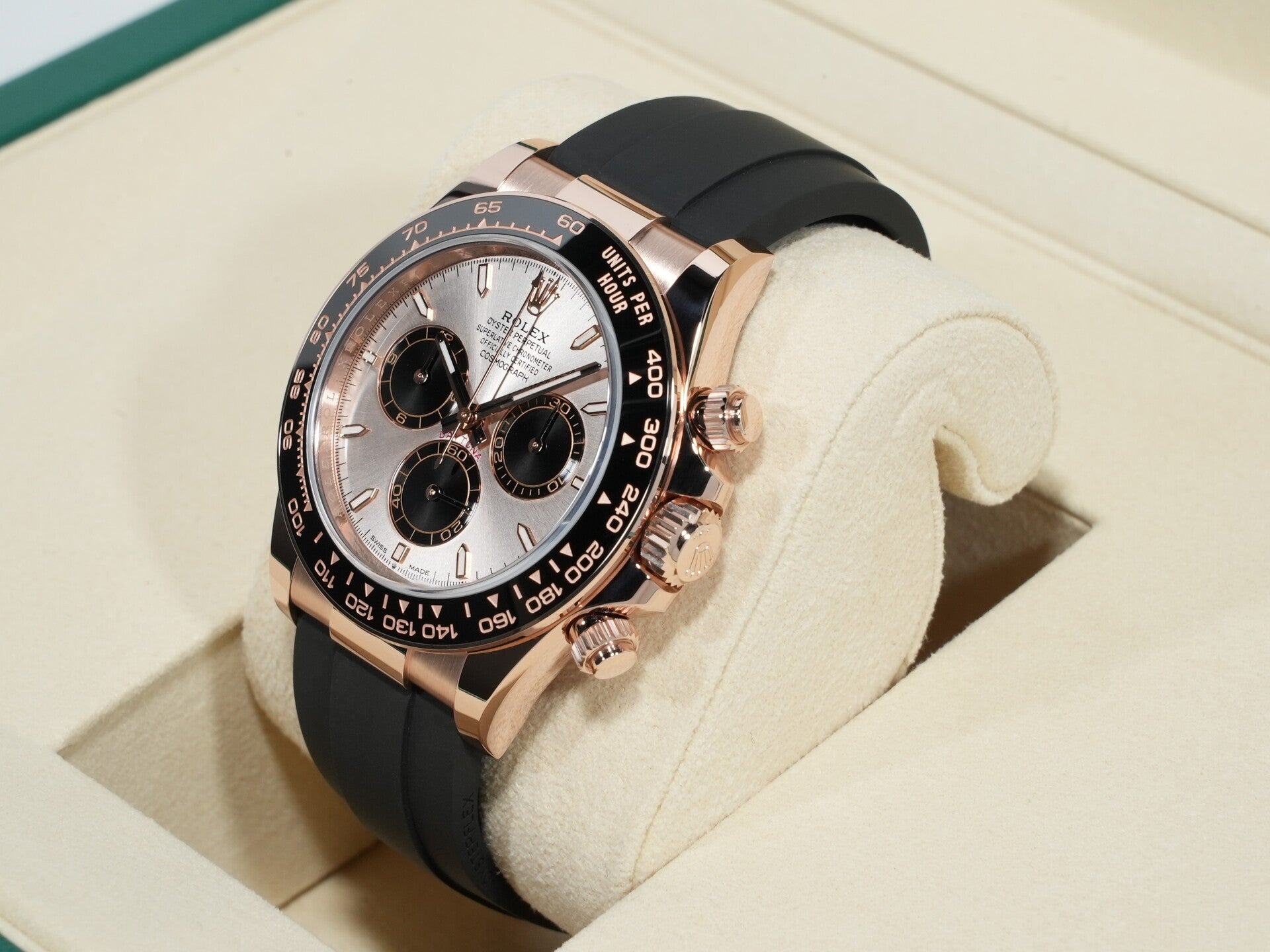 ロレックス デイトナ Ref.126515LN エバーローズゴールド サンダストxブライトブラック文字盤 未使用 mnnf7bbb