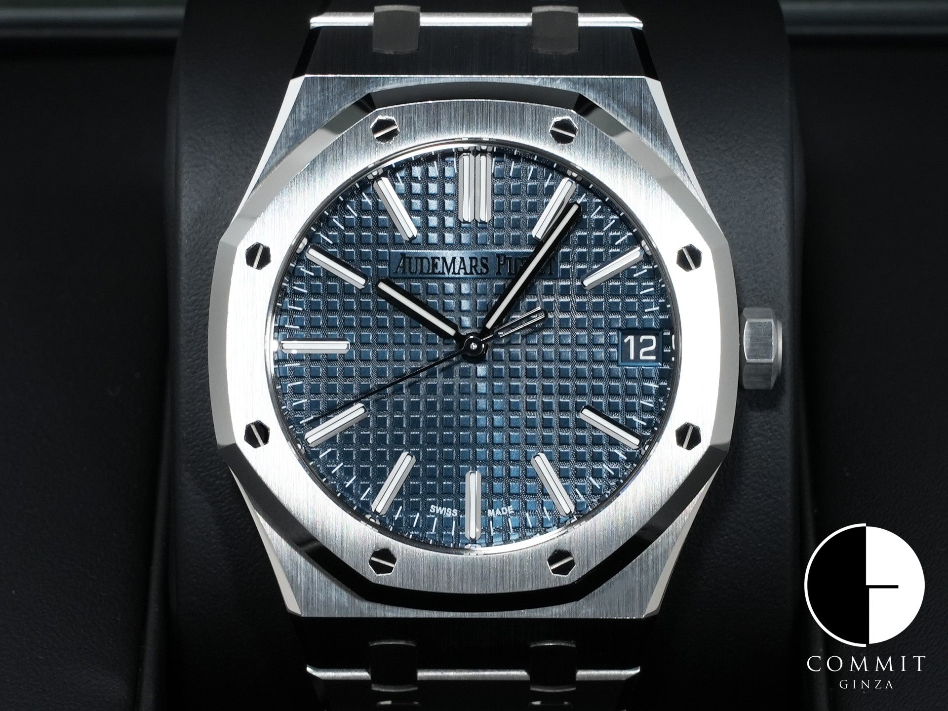 オーデマピゲ ロイヤルオーク 50周年記念 Ref.15510ST.OO.1320ST.01 ステンレススチール ブルー文字盤 美中古 fumhx8hx