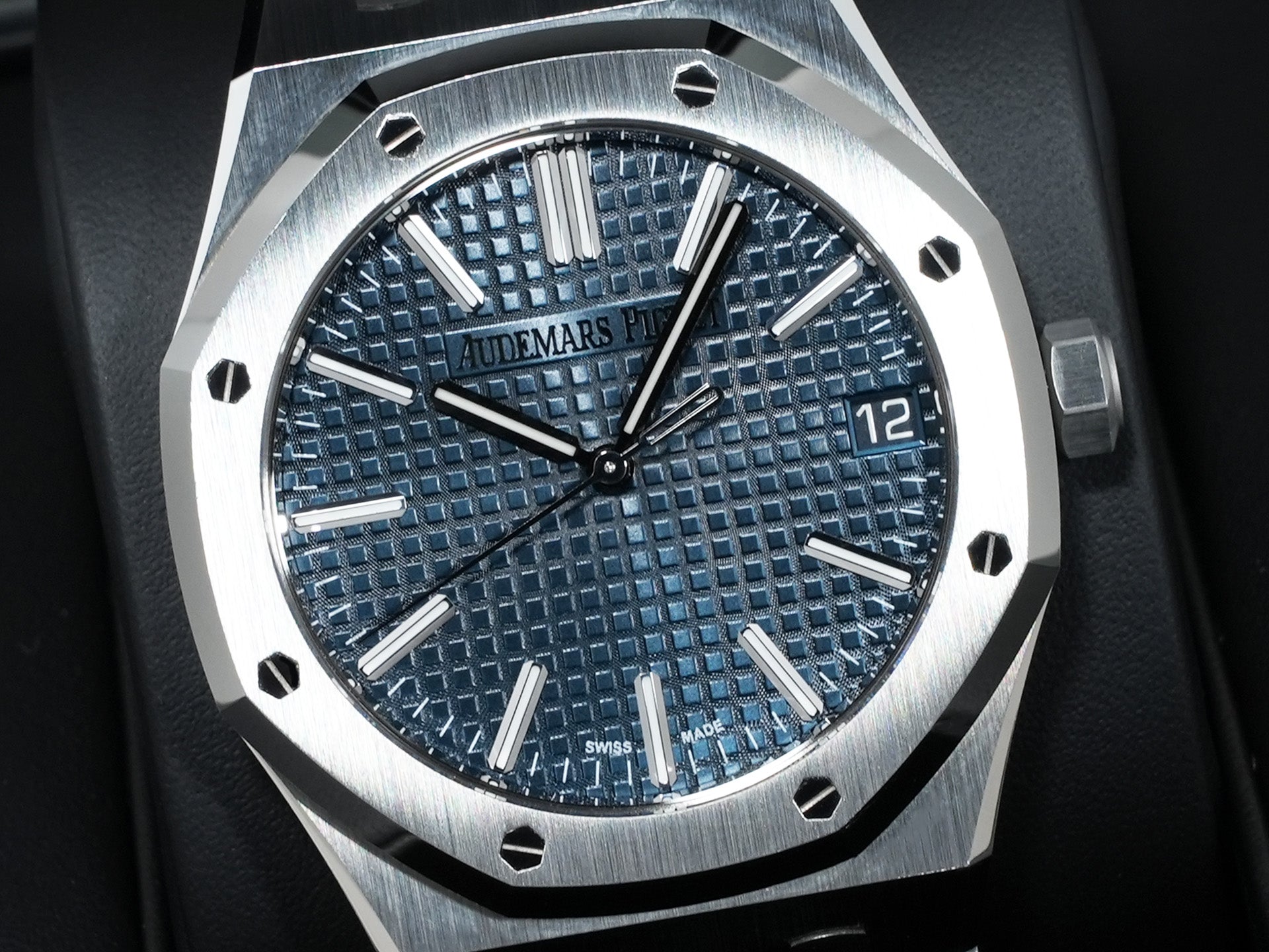 オーデマピゲ ロイヤルオーク 50周年記念 Ref.15510ST.OO.1320ST.01 ステンレススチール ブルー文字盤 美中古 fumhx8hx