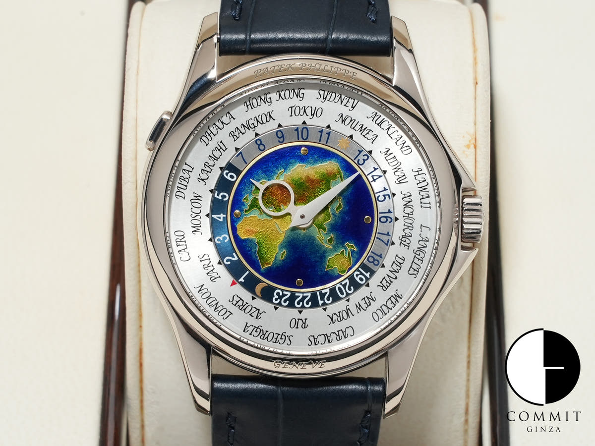 パテックフィリップ ワールドタイム クロワゾネ Ref.5131G-001 ホワイトゴールド クロワゾネ文字盤 中古 zeuhm8ct