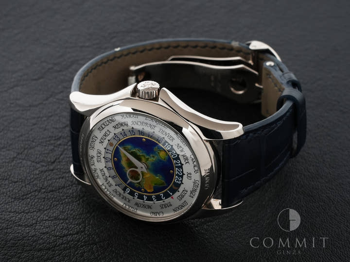 パテックフィリップ ワールドタイム クロワゾネ Ref.5131G-001 ホワイトゴールド クロワゾネ文字盤 中古 zeuhm8ct