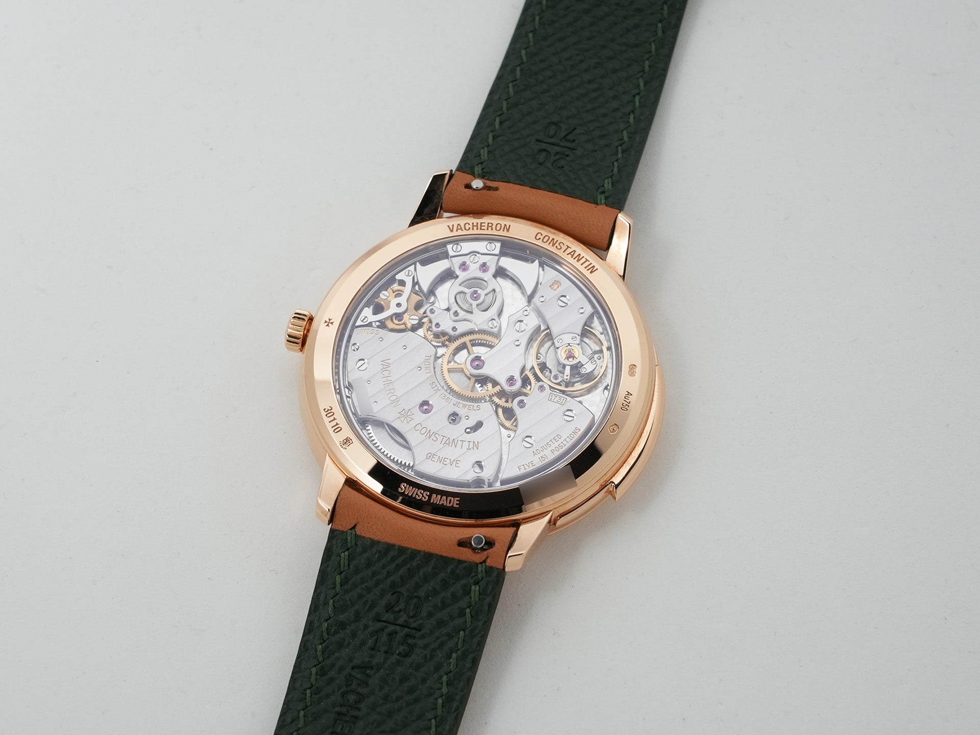 ヴァシュロンコンスタンタン パトリモニー ウルトラシン ミニッツリピーター Ref.30110/000R-9793 ピンクゴールド シルバー文字盤 中古 ydwc2u9q