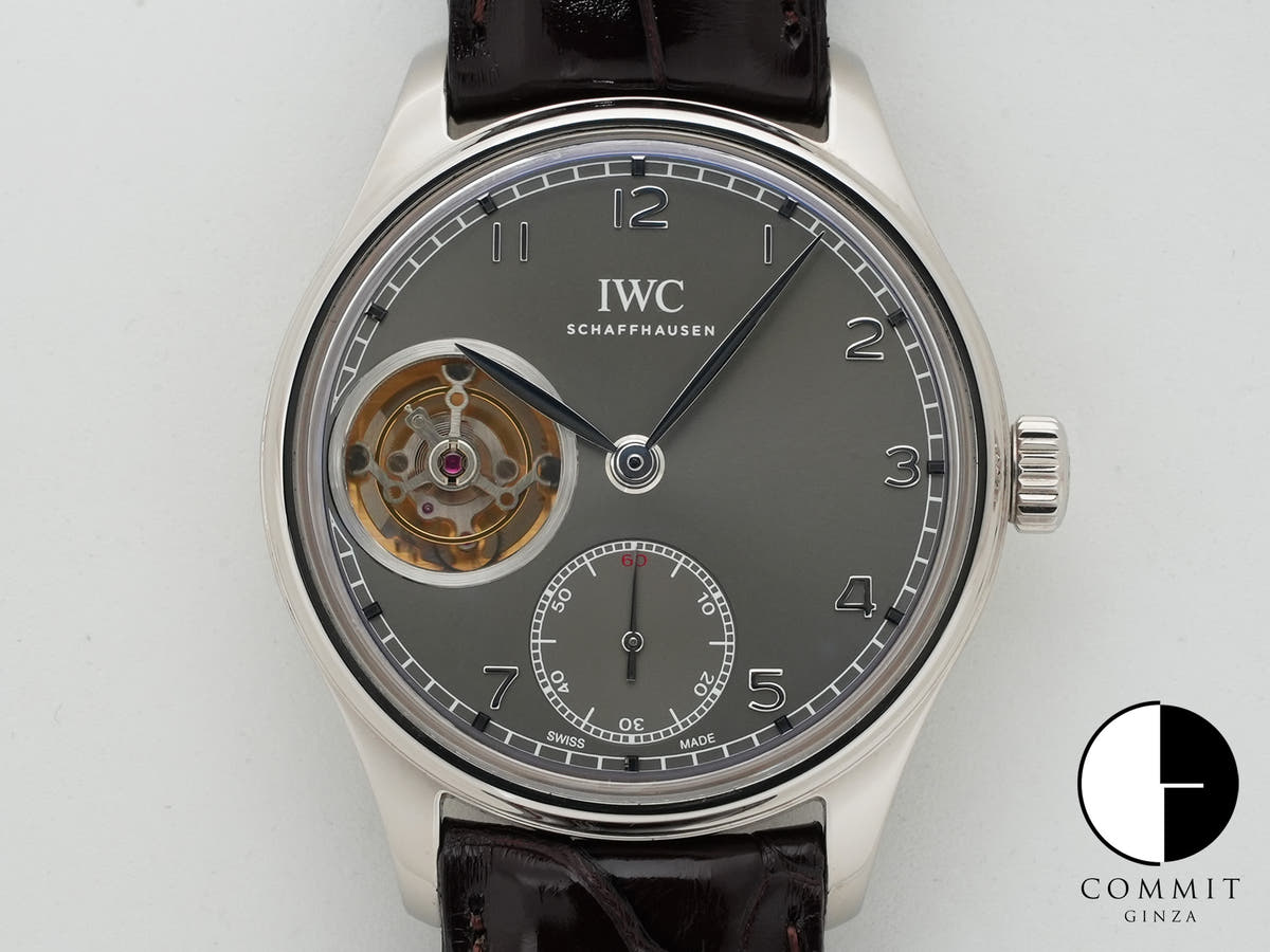 IWC ポルトギーゼ トゥールビヨン Ref.IW546301 ホワイトゴールド グレー文字盤 美中古 fdiw34vi