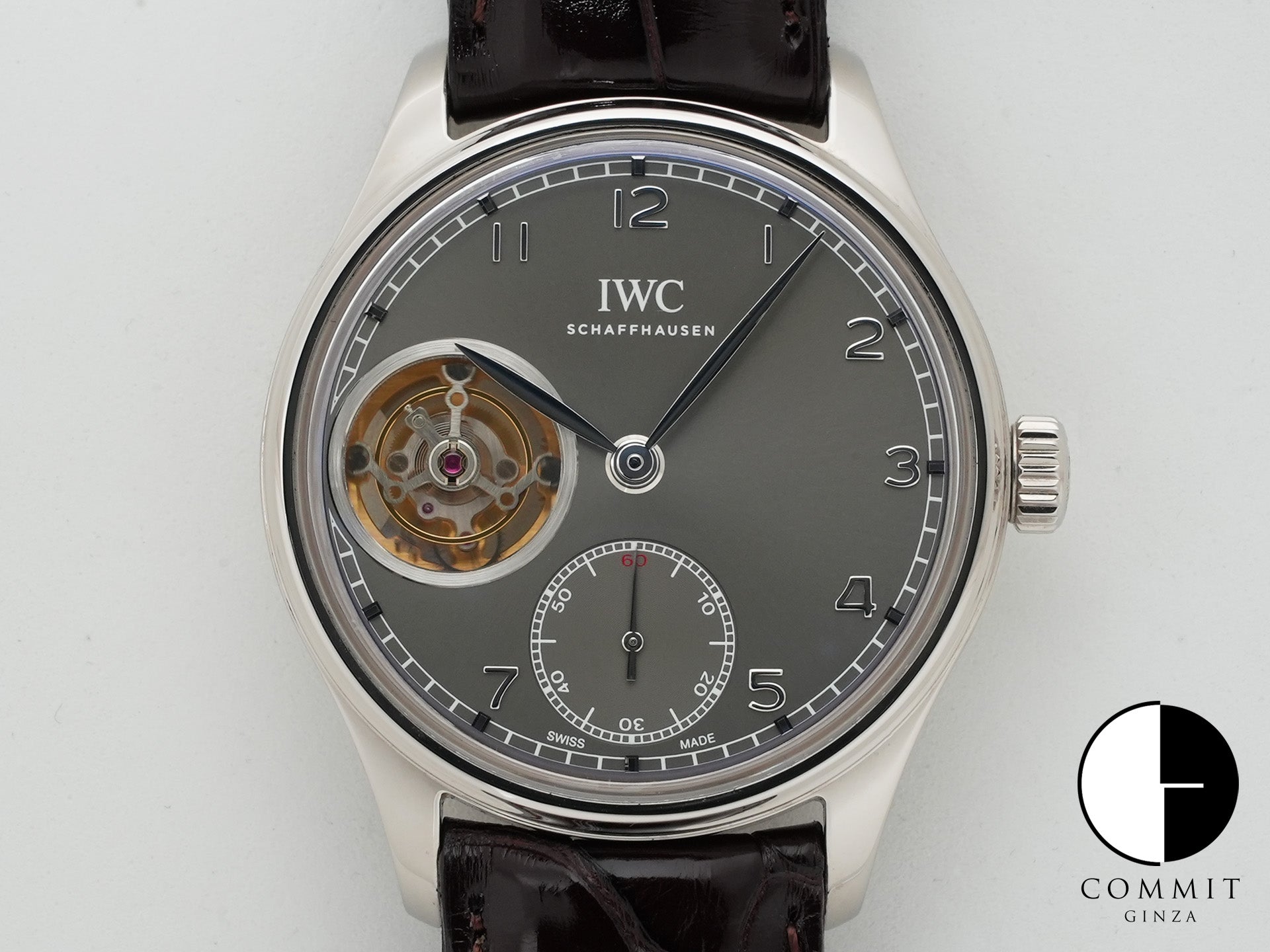 IWC ポルトギーゼ トゥールビヨン Ref.IW546301 ホワイトゴールド グレー文字盤 美中古 fdiw34vi