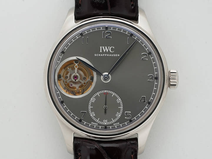 IWC ポルトギーゼ トゥールビヨン Ref.IW546301 ホワイトゴールド グレー文字盤 美中古 fdiw34vi