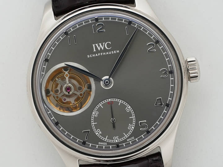 IWC ポルトギーゼ トゥールビヨン Ref.IW546301 ホワイトゴールド グレー文字盤 美中古 fdiw34vi