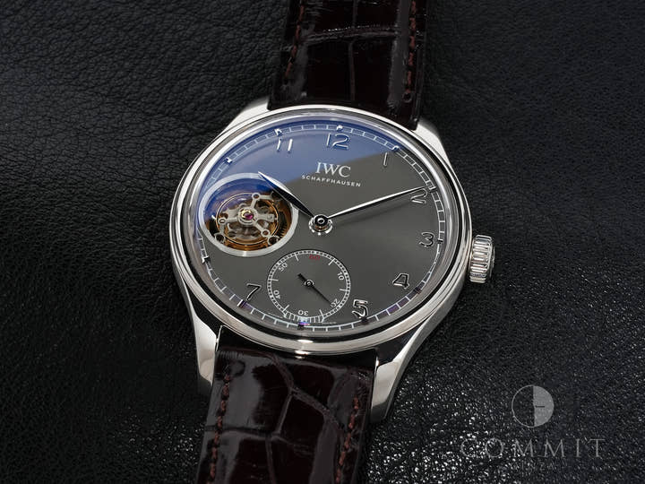 IWC ポルトギーゼ トゥールビヨン Ref.IW546301 ホワイトゴールド グレー文字盤 美中古 fdiw34vi