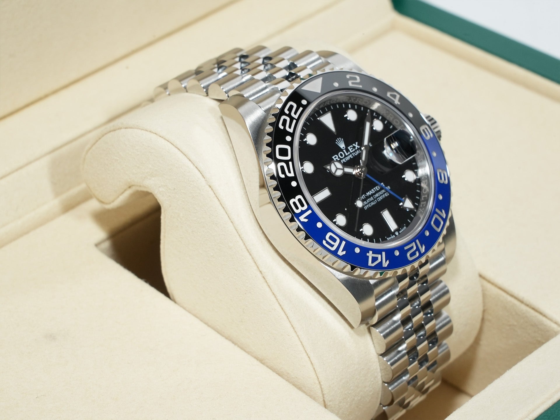 ロレックス GMTマスターII Ref.126710BLNR ステンレススチール ブラック文字盤 ジュビリーブレスレット 未使用 iz8ciuht
