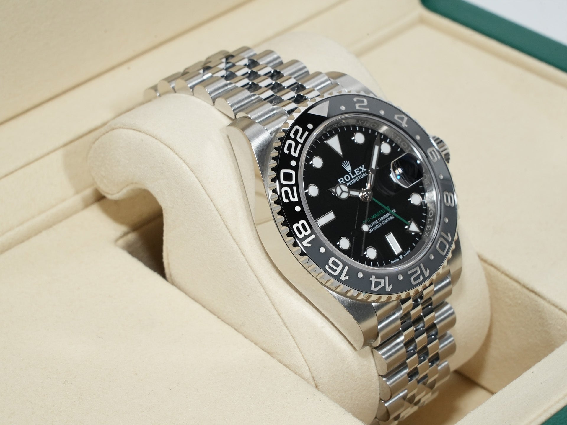 ロレックス GMTマスターII Ref.126710GRNR ステンレススチール ブラック文字盤 ジュビリーブレスレット 未使用 ekjzogd9