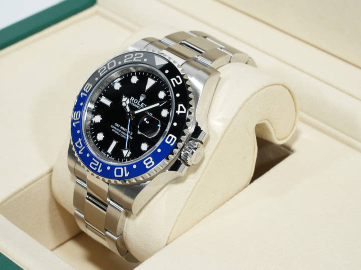 ロレックス GMTマスターII Ref.126710BLNR ステンレススチール ブラック文字盤 オイスターブレスレット 未使用 zi4aqe6b