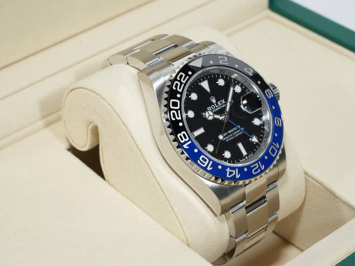ロレックス GMTマスターII Ref.126710BLNR ステンレススチール ブラック文字盤 オイスターブレスレット 未使用 zi4aqe6b