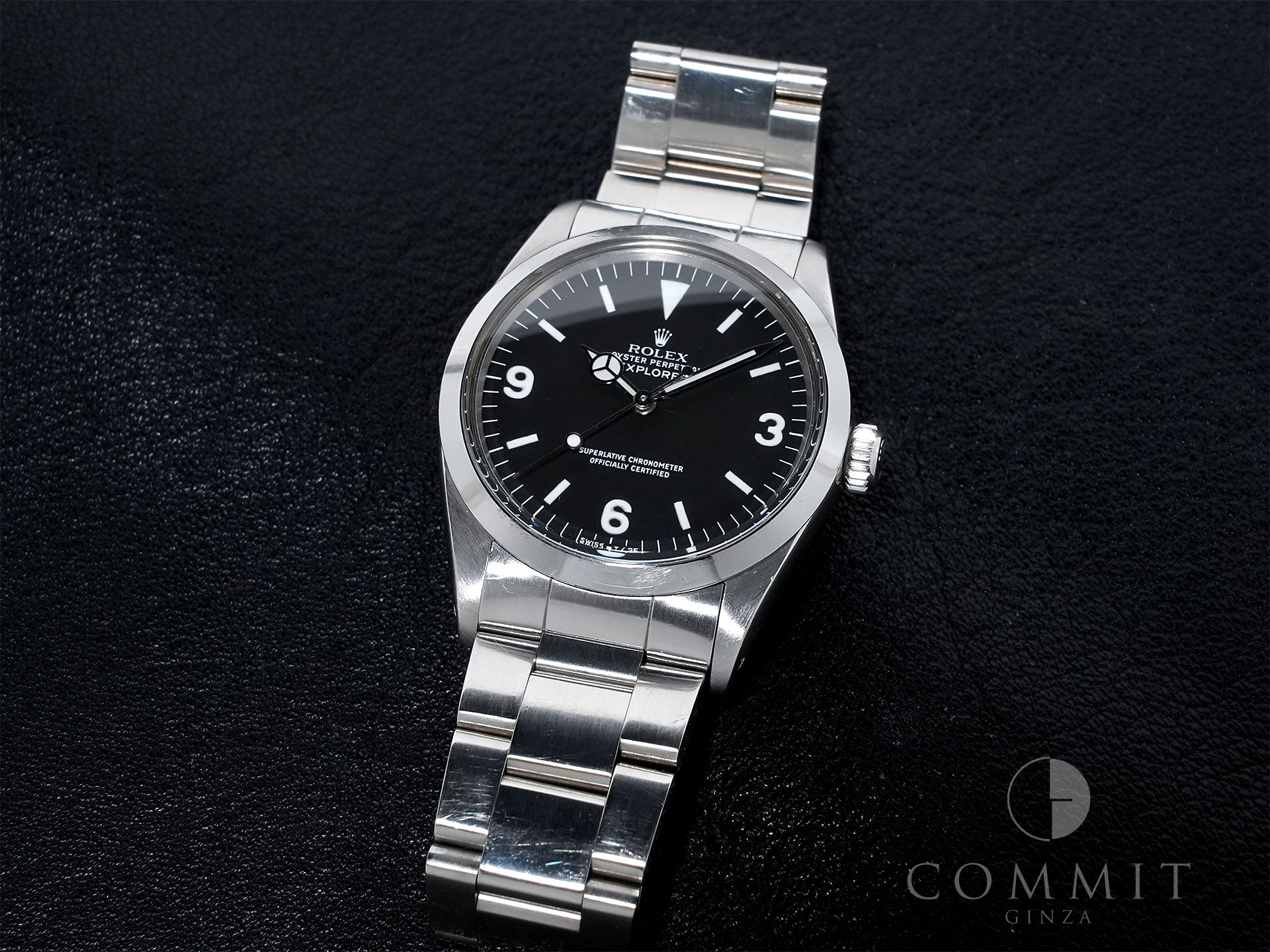 ロレックス エクスプローラーI Ref.1016 ステンレススチール ブラック文字盤 中古 jg73kxn7