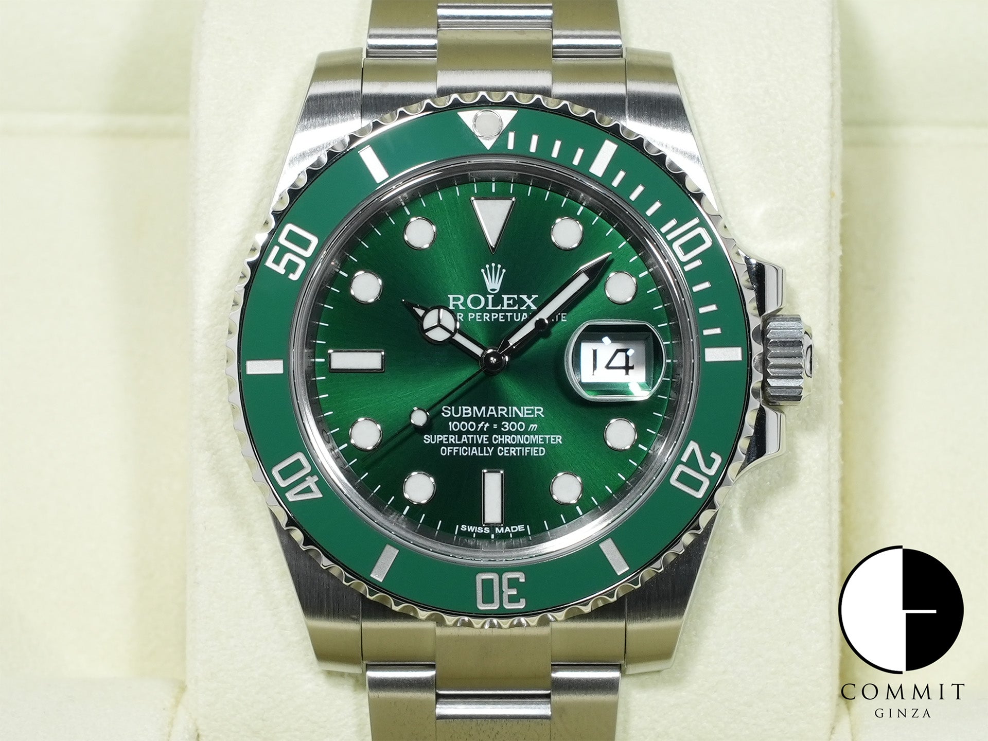 ロレックス サブマリーナー デイト Ref.116610LV ステンレススチール グリーン文字盤 美品 ix72mncj