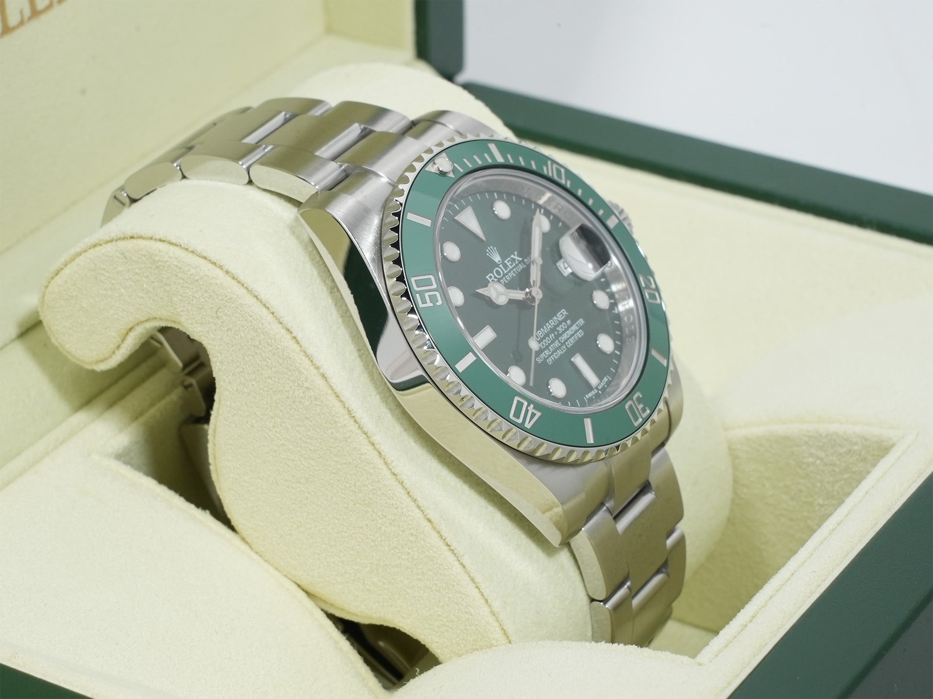 ロレックス サブマリーナー デイト Ref.116610LV ステンレススチール グリーン文字盤 美品 ix72mncj