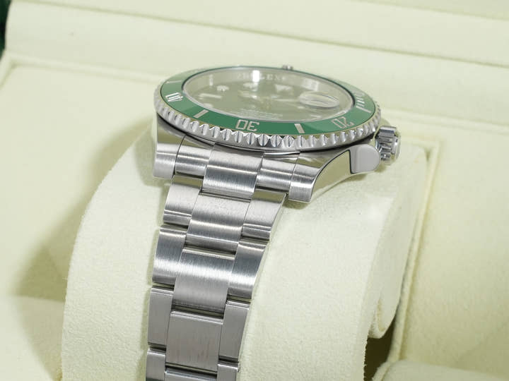 ロレックス サブマリーナー デイト Ref.116610LV ステンレススチール グリーン文字盤 美品 ix72mncj