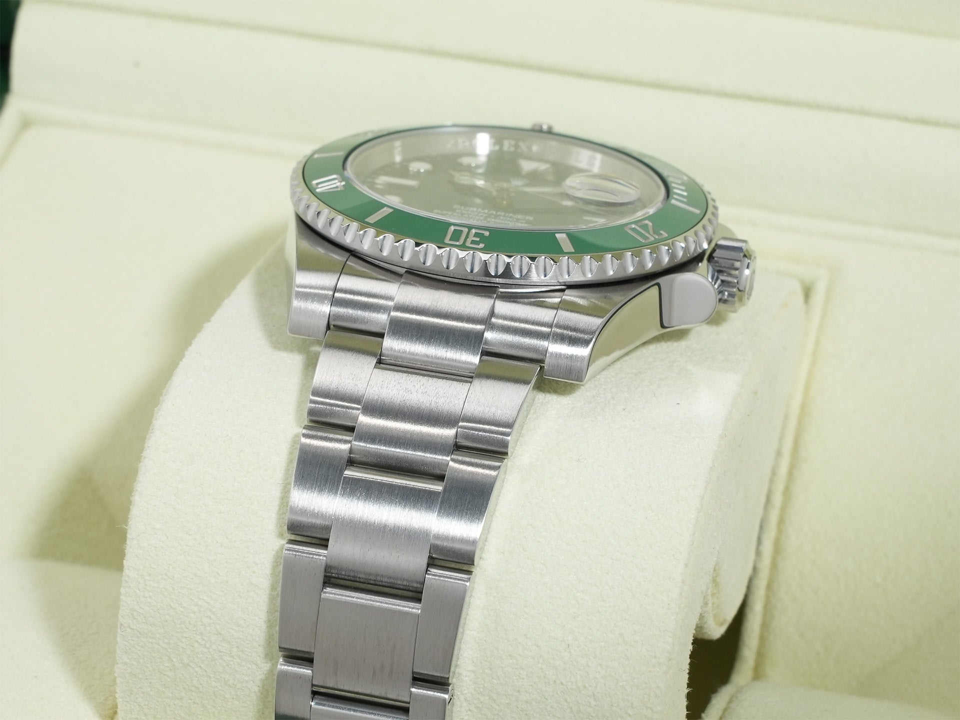 ロレックス サブマリーナー デイト Ref.116610LV ステンレススチール グリーン文字盤 美品 ix72mncj