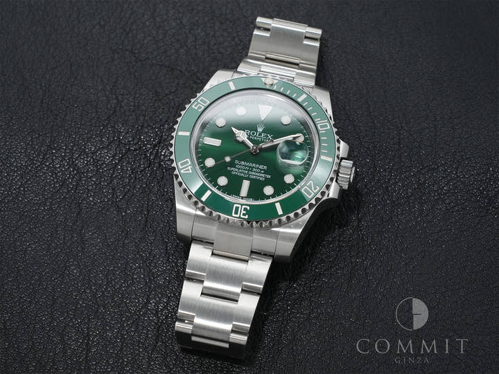 ロレックス サブマリーナー デイト Ref.116610LV ステンレススチール グリーン文字盤 美品 ix72mncj