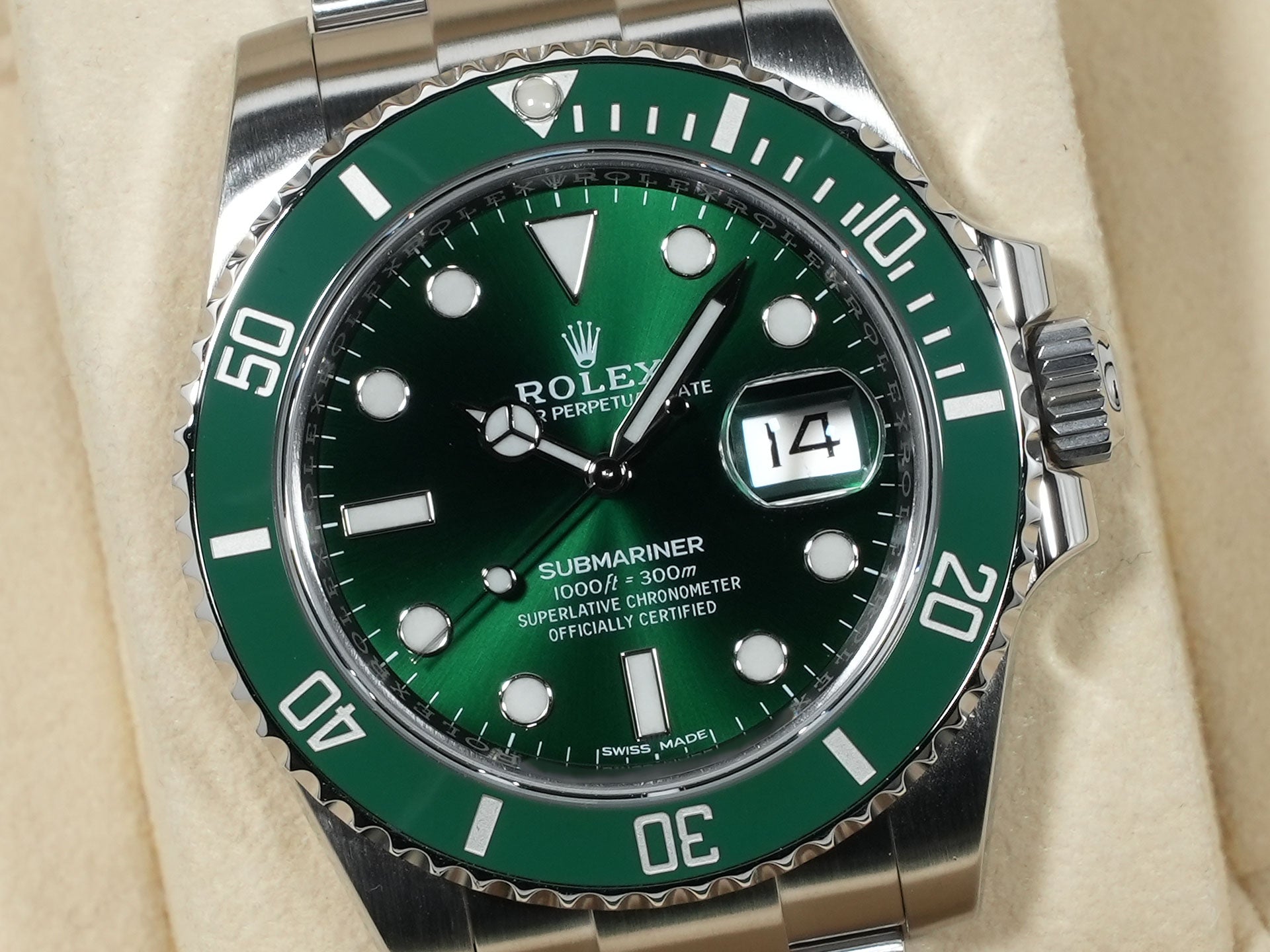 ロレックス サブマリーナー デイト Ref.116610LV ステンレススチール グリーン文字盤 美品 k7tpi4k4