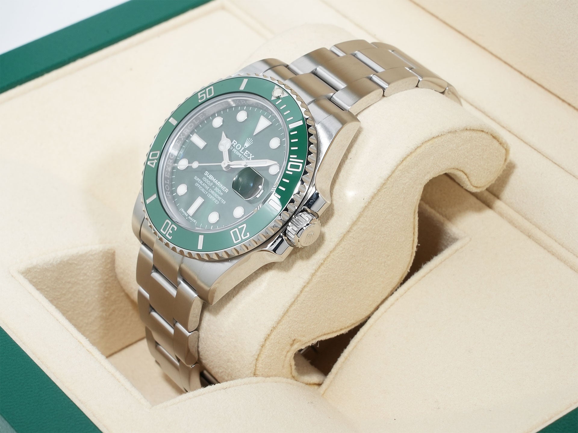ロレックス サブマリーナー デイト Ref.116610LV ステンレススチール グリーン文字盤 美品 k7tpi4k4