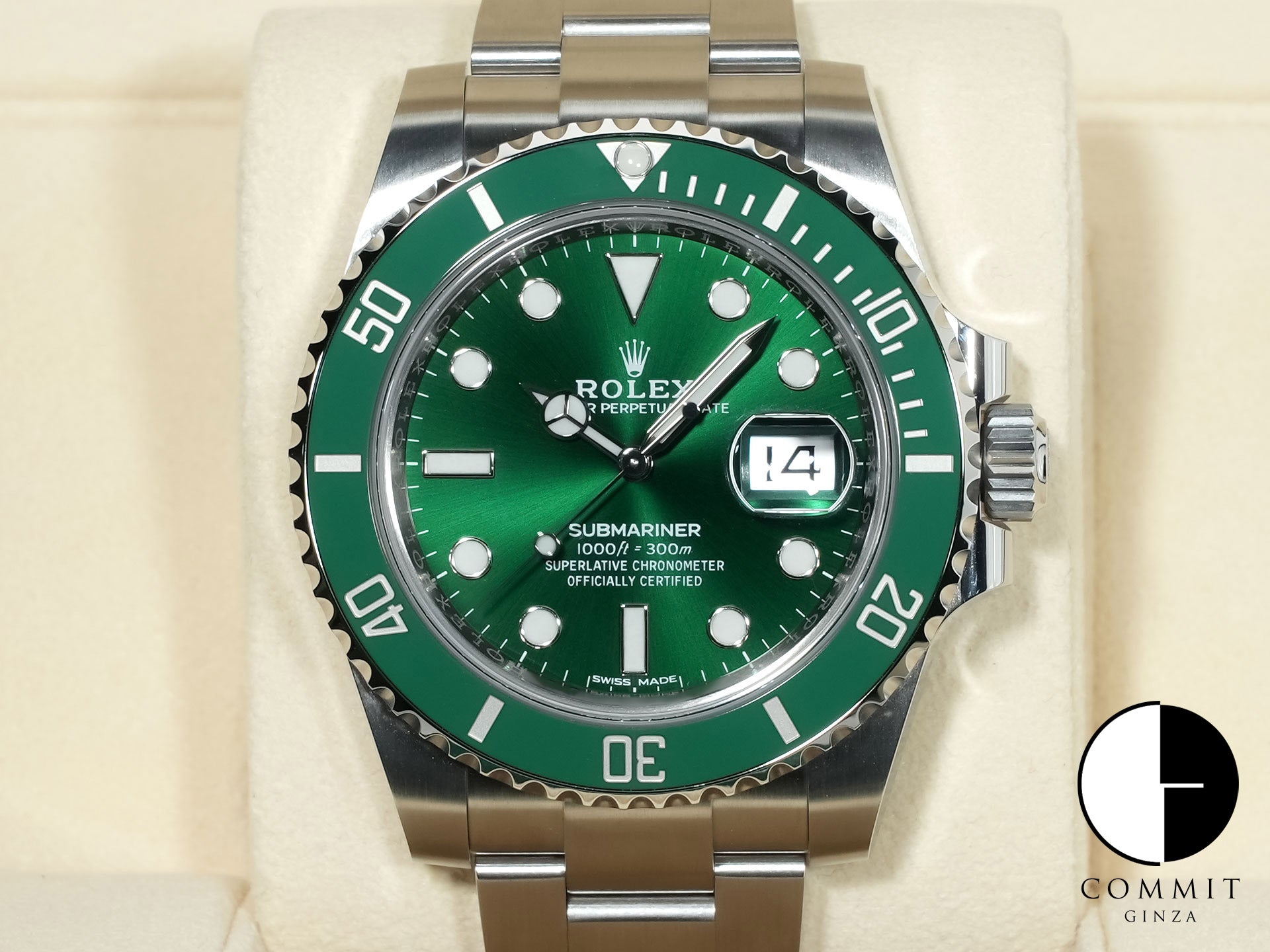 ロレックス サブマリーナー デイト Ref.116610LV ステンレススチール グリーン文字盤 未使用 iv6uor45