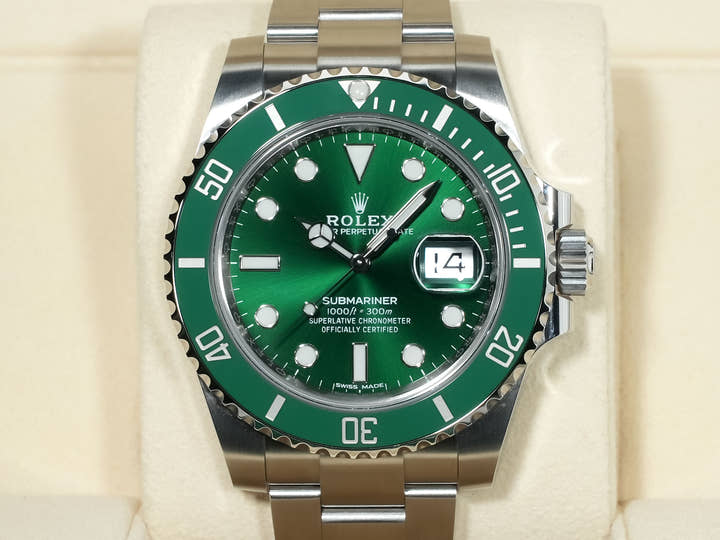 ロレックス サブマリーナー デイト Ref.116610LV ステンレススチール グリーン文字盤 未使用 iv6uor45