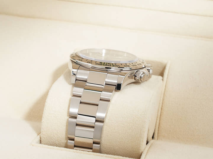 ロレックス デイトナ Ref.126509 ホワイトゴールド ブライトブラックxスチール文字盤 美品 h9emcc9o