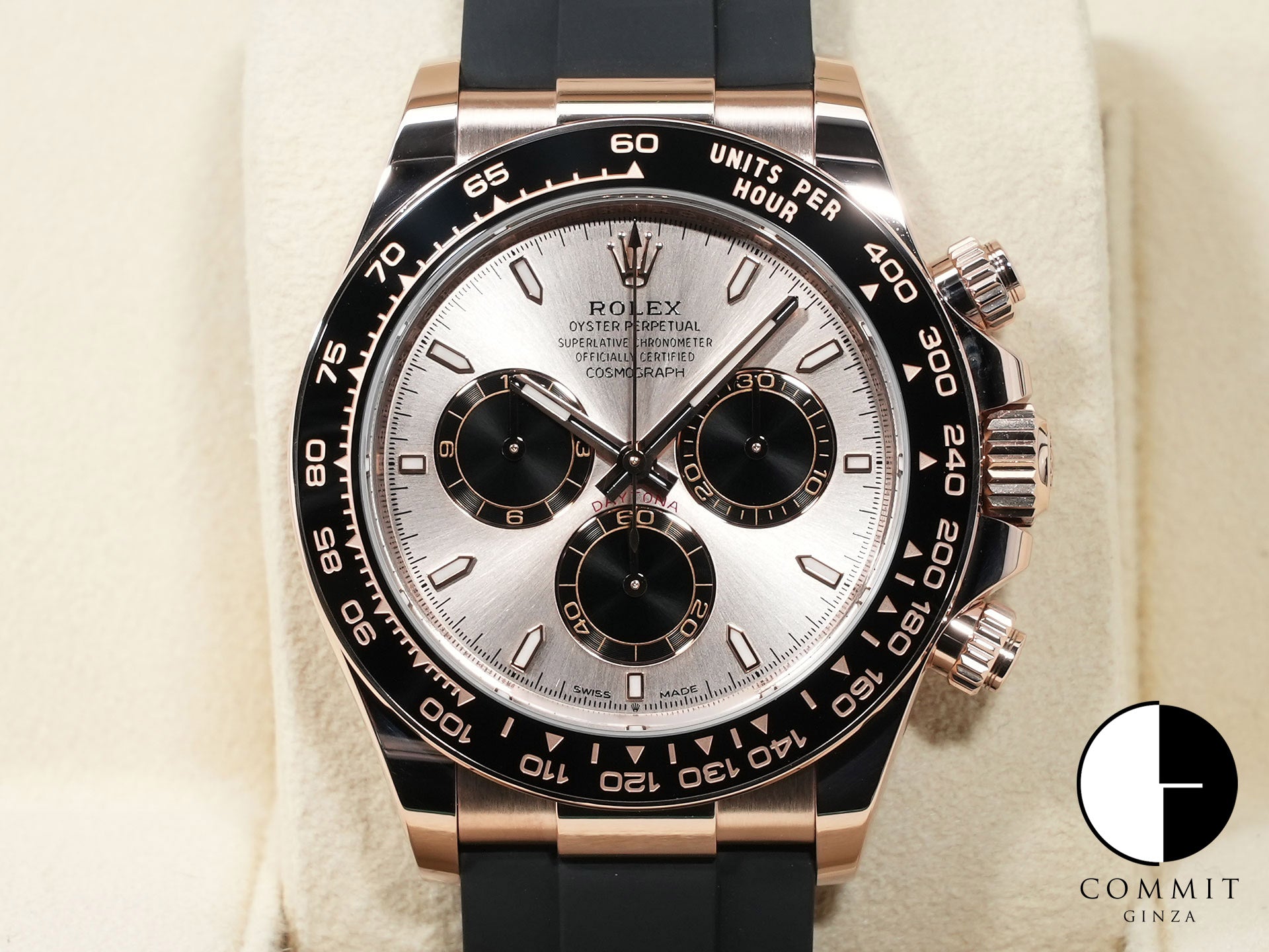 ロレックス デイトナ Ref.126515LN エバーローズゴールド サンダストxブライトブラック文字盤 美品 fsm84p2w