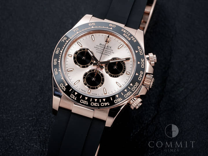 ロレックス デイトナ Ref.126515LN エバーローズゴールド サンダストxブライトブラック文字盤 美品 fsm84p2w