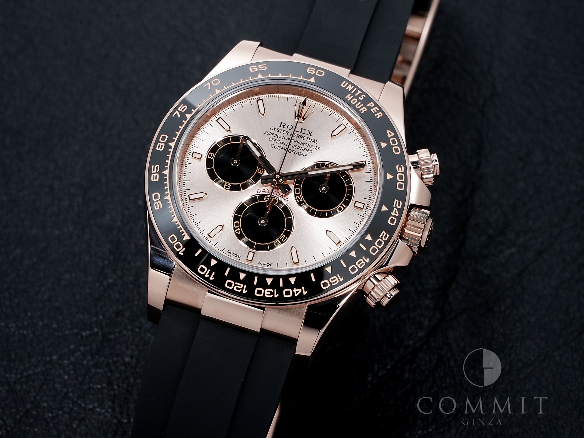 ロレックス デイトナ Ref.126515LN エバーローズゴールド サンダストxブライトブラック文字盤 美品 fsm84p2w