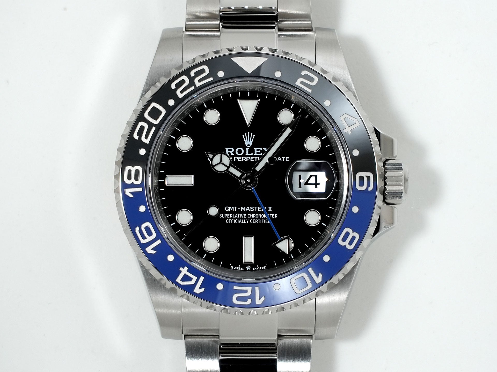 ロレックス GMTマスターII Ref.126710BLNR ステンレススチール ブラック文字盤 オイスターブレスレット 美品 vq6dkd77