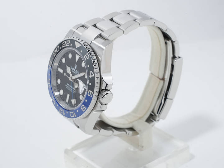 ロレックス GMTマスターII Ref.126710BLNR ステンレススチール ブラック文字盤 オイスターブレスレット 美品 vq6dkd77