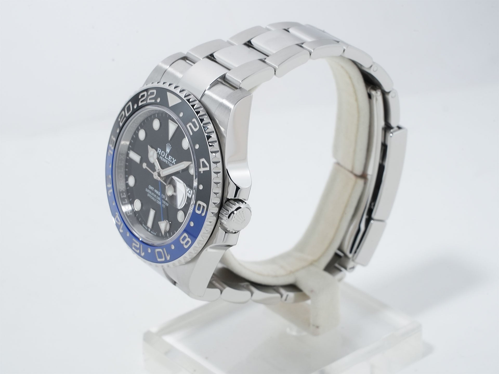 ロレックス GMTマスターII Ref.126710BLNR ステンレススチール ブラック文字盤 オイスターブレスレット 美品 vq6dkd77