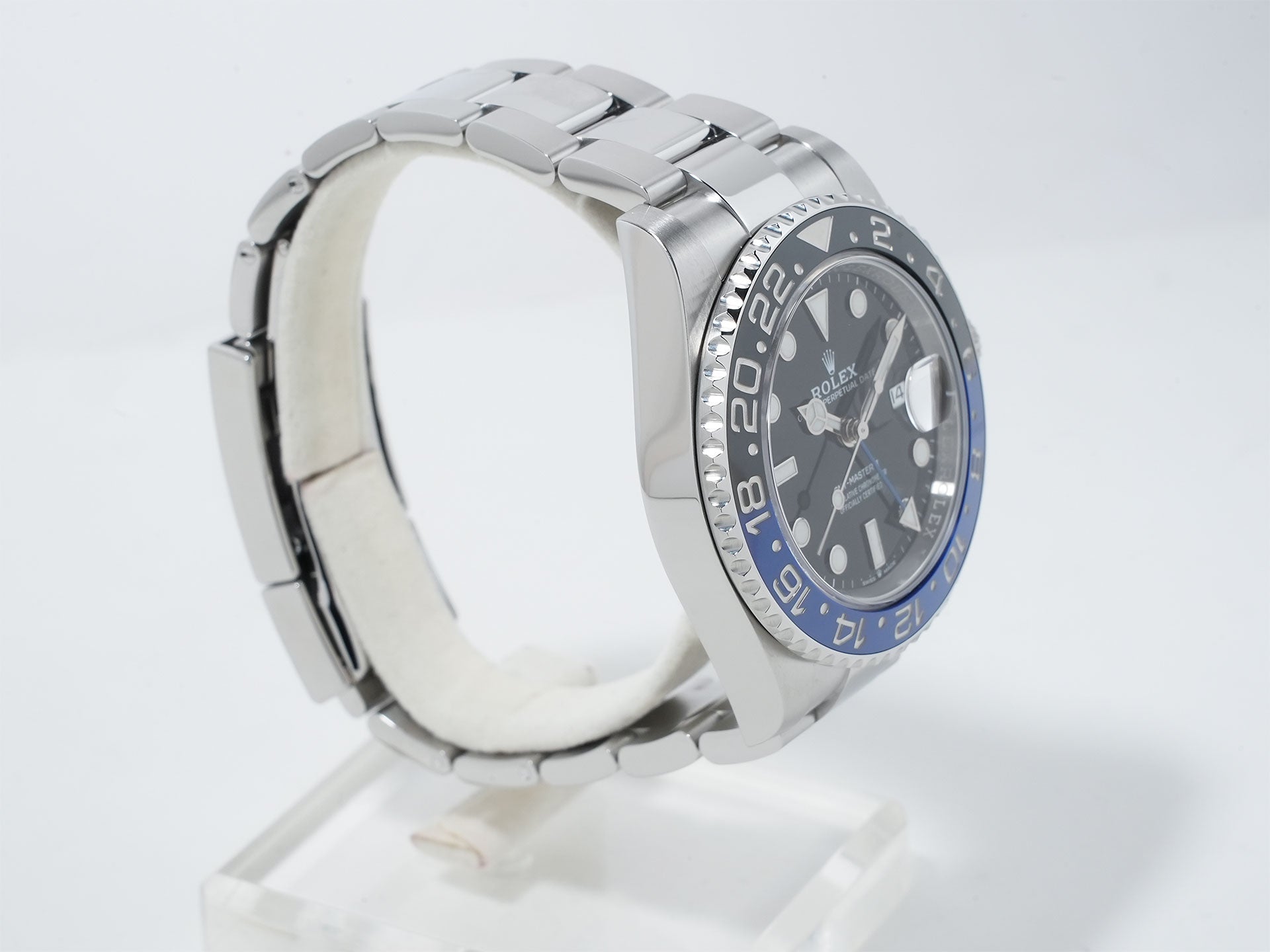 ロレックス GMTマスターII Ref.126710BLNR ステンレススチール ブラック文字盤 オイスターブレスレット 美品 vq6dkd77
