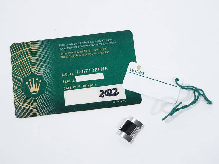 ロレックス GMTマスターII Ref.126710BLNR ステンレススチール ブラック文字盤 オイスターブレスレット 美品 vq6dkd77