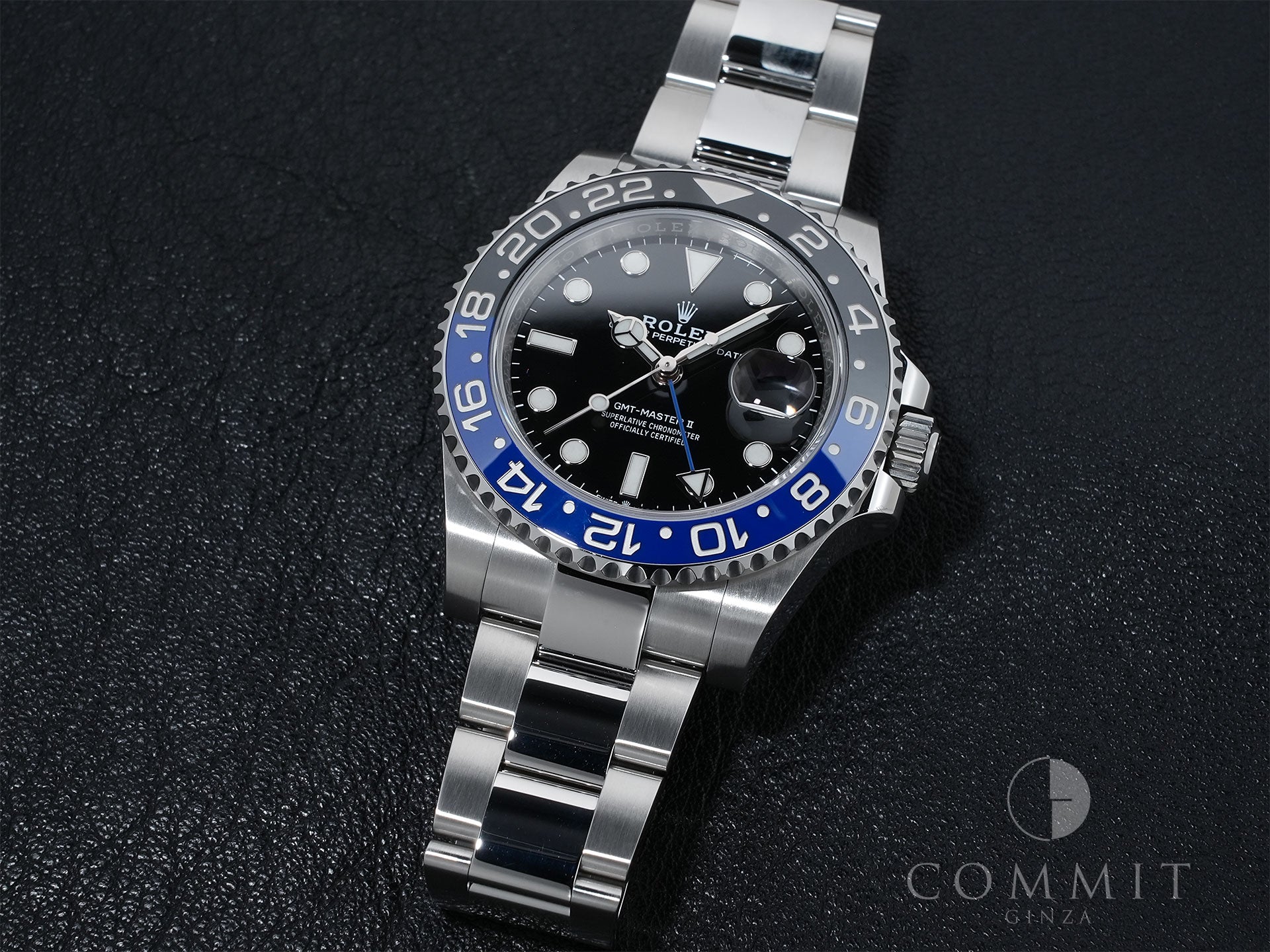ロレックス GMTマスターII Ref.126710BLNR ステンレススチール ブラック文字盤 オイスターブレスレット 美品 vq6dkd77