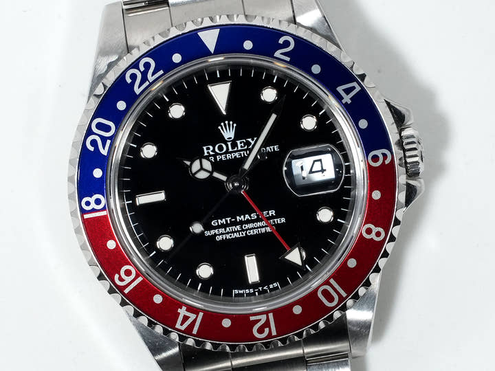 ロレックス GMTマスター Ref.16700 ステンレススチール ブラック文字盤 オイスターブレスレット 中古 8kbbyaqd