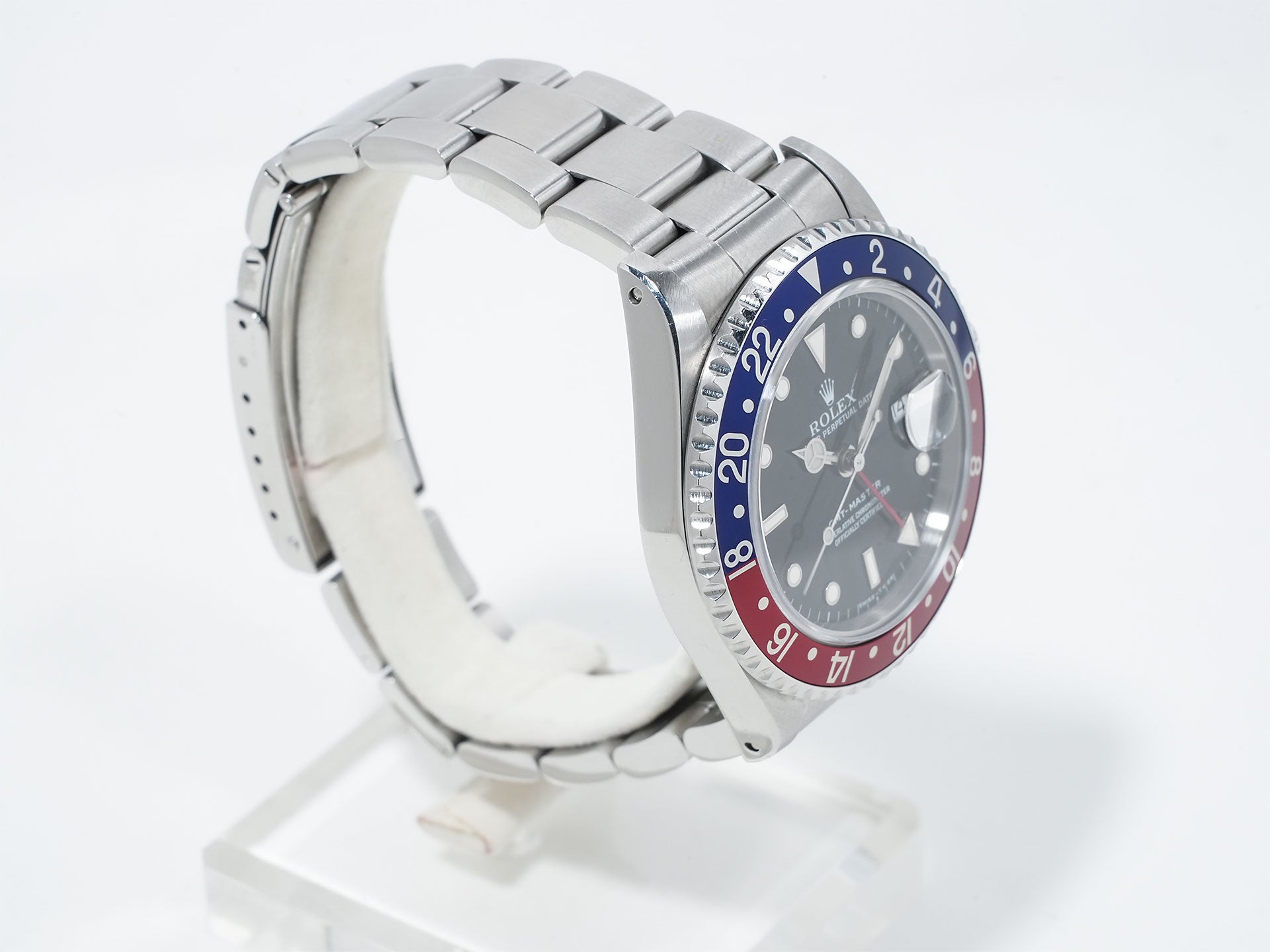 ロレックス GMTマスター Ref.16700 ステンレススチール ブラック文字盤 オイスターブレスレット 中古 8kbbyaqd