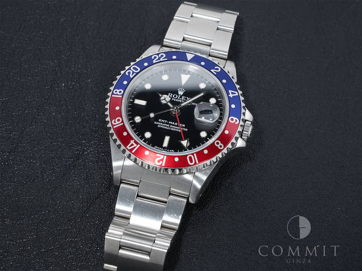 ロレックス GMTマスター Ref.16700 ステンレススチール ブラック文字盤 オイスターブレスレット 中古 8kbbyaqd