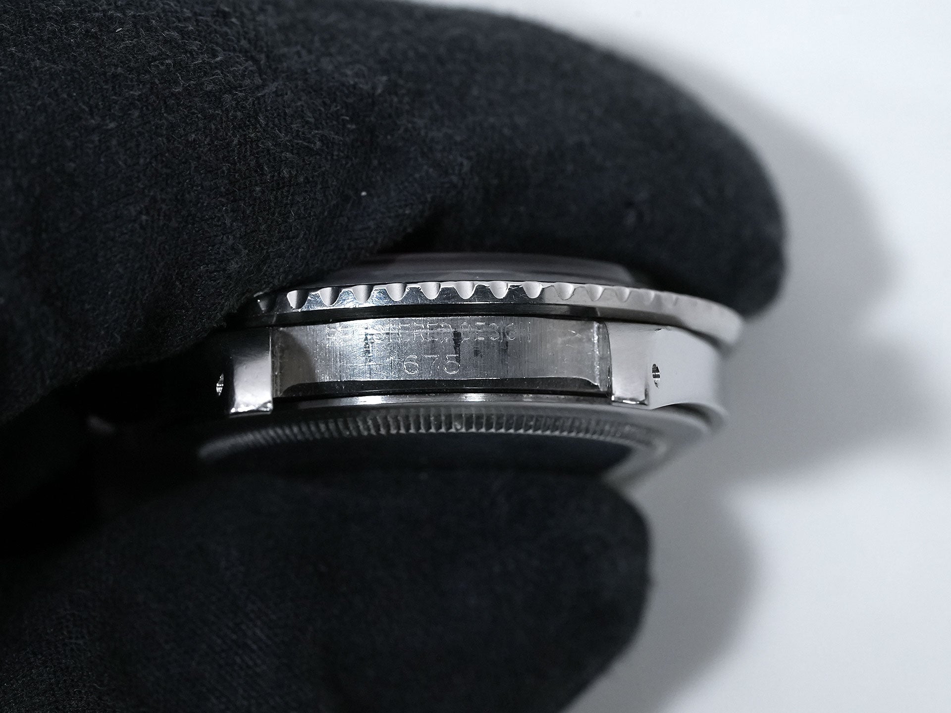 ロレックス GMTマスター Ref.1675 ステンレススチール ブラック文字盤 オイスターブレスレット 中古 nn56qkee