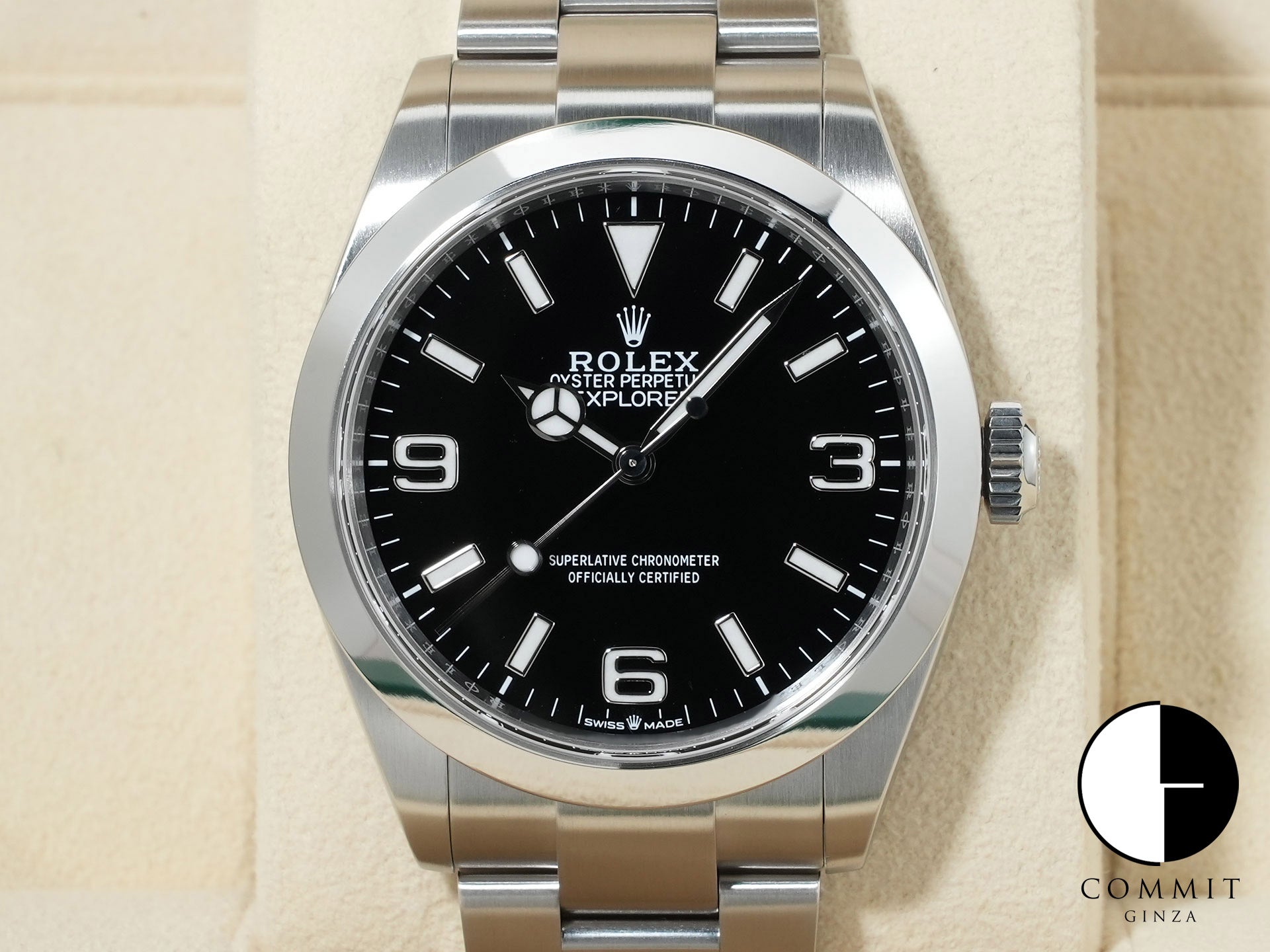 ロレックス エクスプローラー40 Ref.224270 ステンレススチール ブラック文字盤 オイスターブレスレット 美品 xstqt9aq