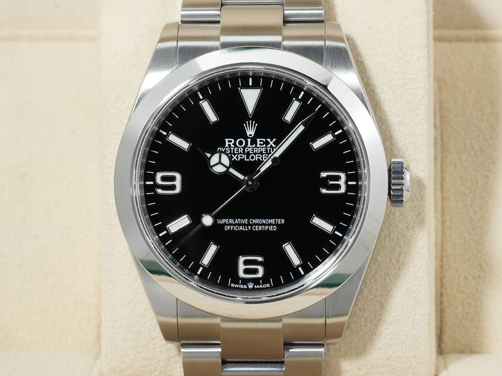 ロレックス エクスプローラー40 Ref.224270 ステンレススチール ブラック文字盤 オイスターブレスレット 美品 xstqt9aq