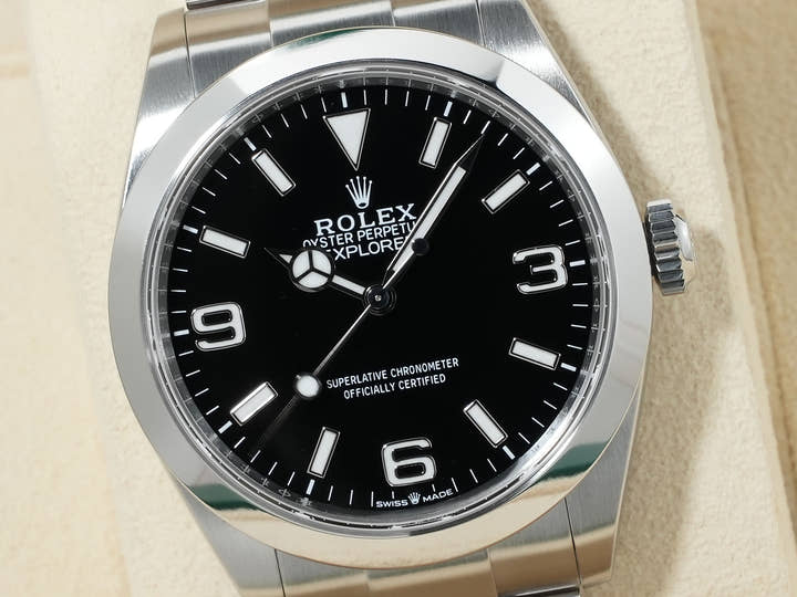 ロレックス エクスプローラー40 Ref.224270 ステンレススチール ブラック文字盤 オイスターブレスレット 美品 xstqt9aq