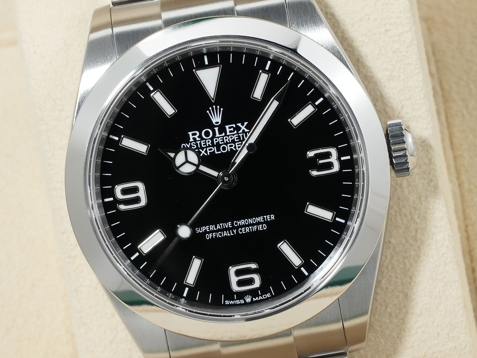 ロレックス エクスプローラー40 Ref.224270 ステンレススチール ブラック文字盤 オイスターブレスレット 美品 xstqt9aq