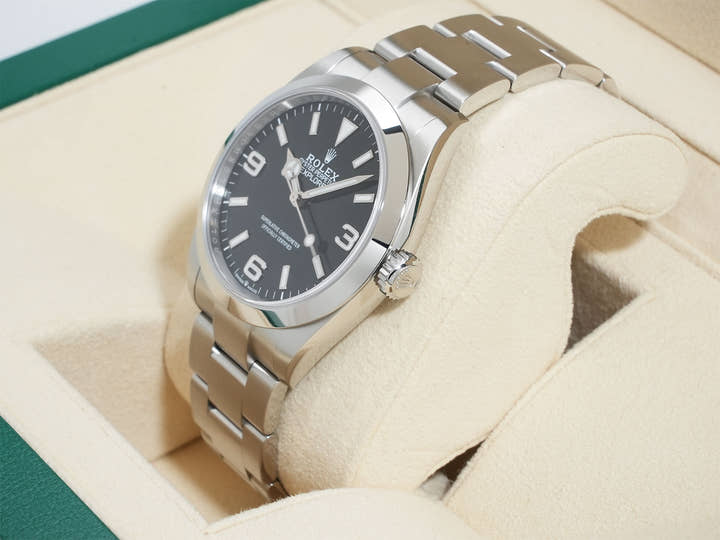 ロレックス エクスプローラー40 Ref.224270 ステンレススチール ブラック文字盤 オイスターブレスレット 美品 xstqt9aq