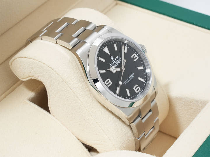 ロレックス エクスプローラー40 Ref.224270 ステンレススチール ブラック文字盤 オイスターブレスレット 美品 xstqt9aq