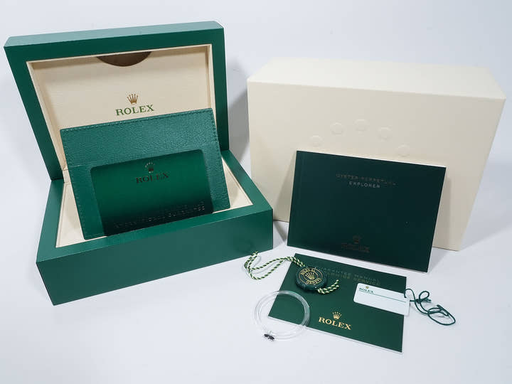 ロレックス エクスプローラー40 Ref.224270 ステンレススチール ブラック文字盤 オイスターブレスレット 美品 xstqt9aq