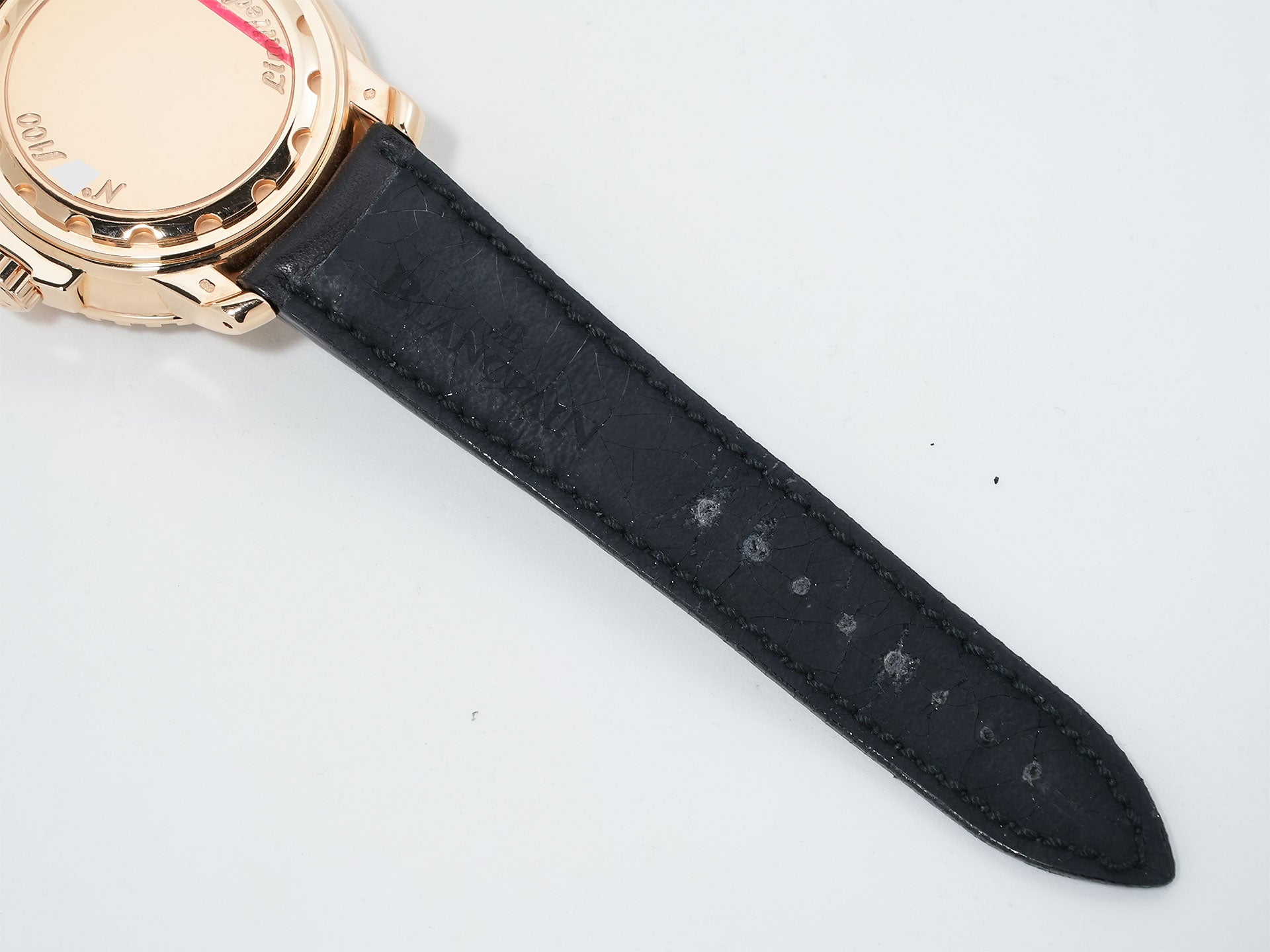 ブランパン フィフティ ファゾムス Ref.2200-3630-63B イエローゴールド ブラック文字盤 中古 o7bm3jih