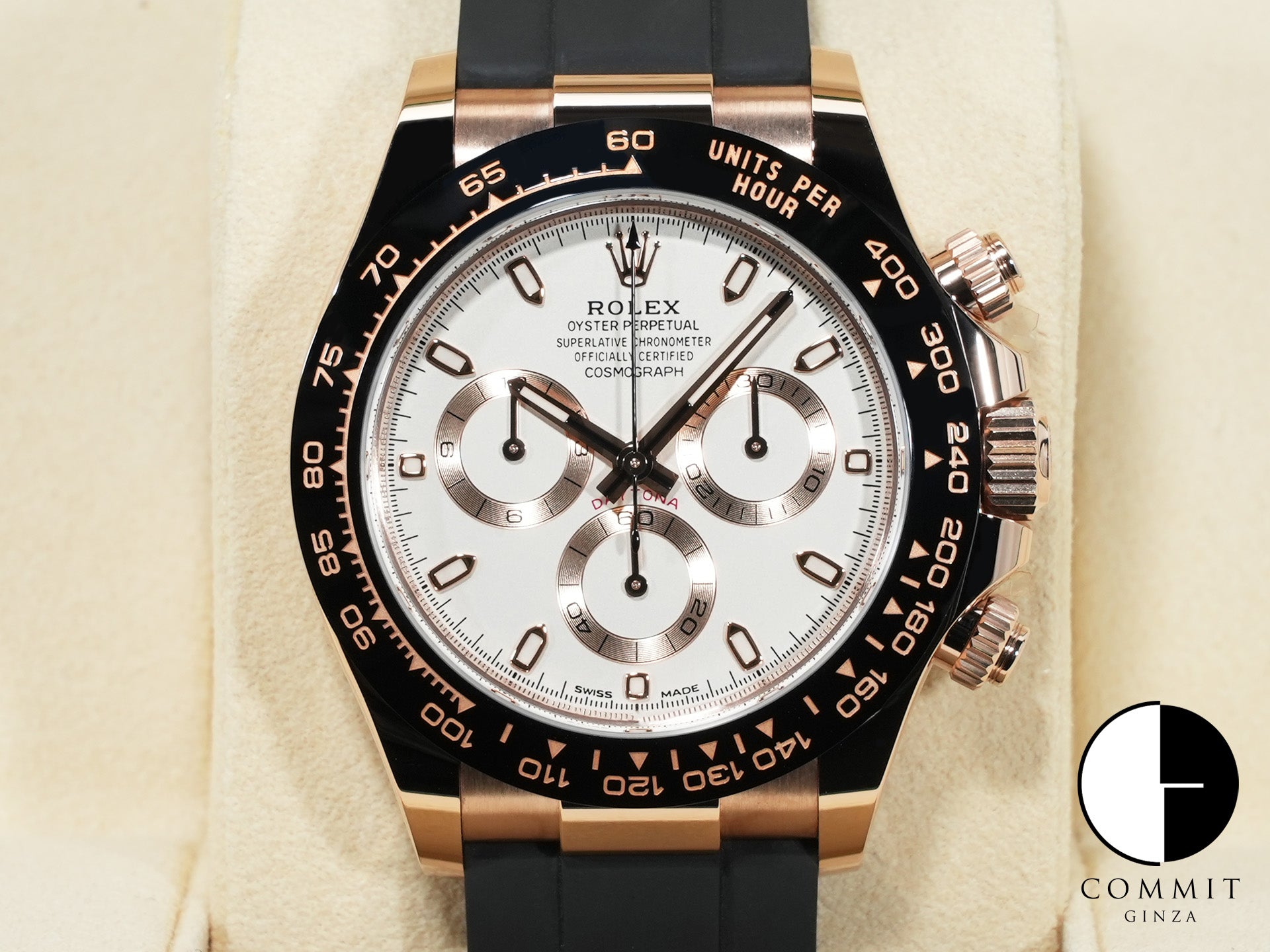 ロレックス デイトナ Ref.116515LN エバーローズゴールド アイボリー文字盤 中古 63th5ry4