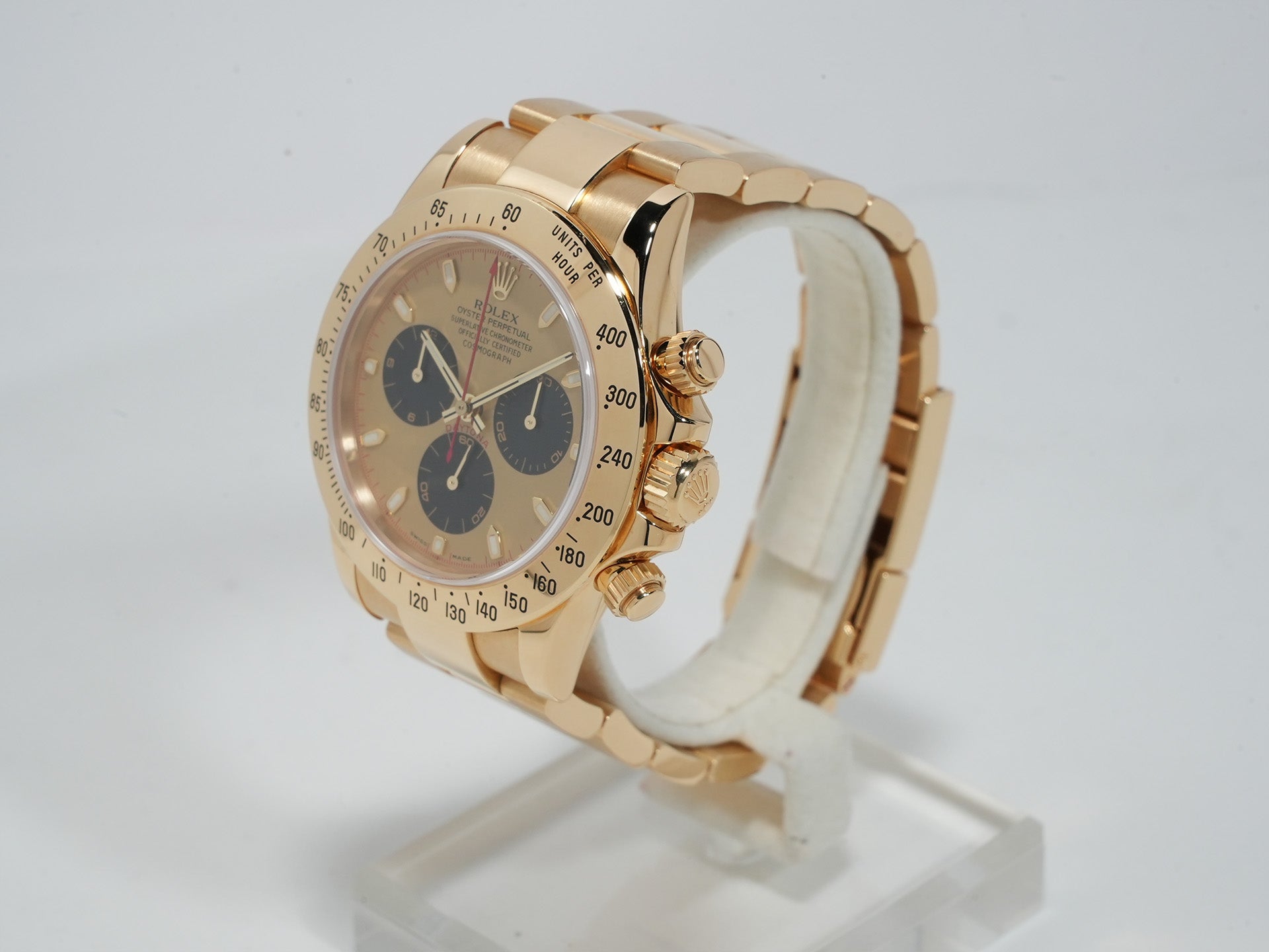 ロレックス デイトナ Ref.116528 イエローゴールド シャンパンxブラック文字盤 美中古 ndjbhqcw