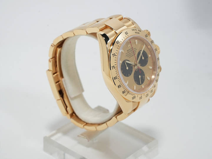 ロレックス デイトナ Ref.116528 イエローゴールド シャンパンxブラック文字盤 美中古 ndjbhqcw